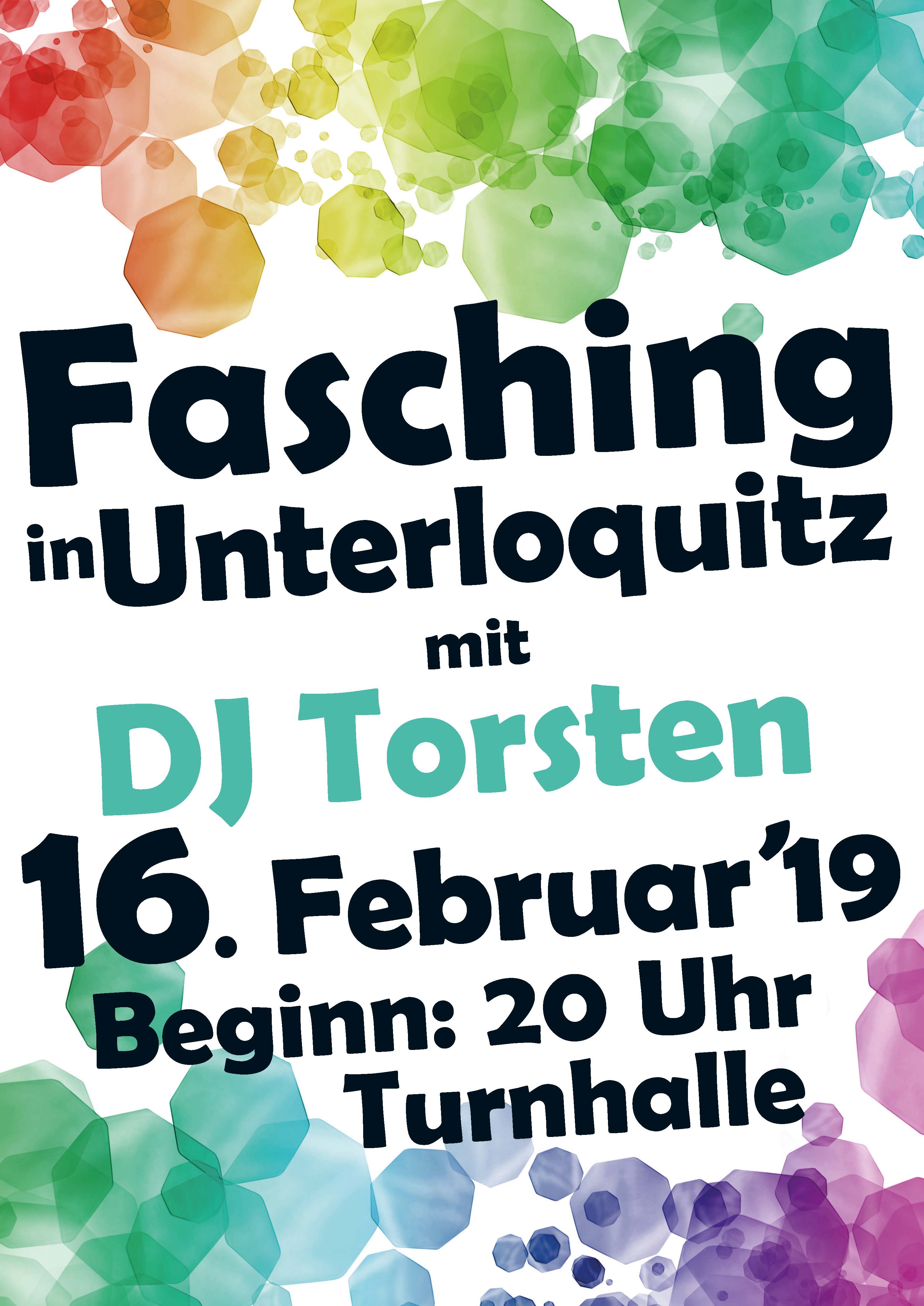 Fasching Unterloquitz 2019